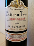 Cht Tayet Bordeaux Superieur, Cuvee Prestige 2018 - Bundle of 3 Bottles